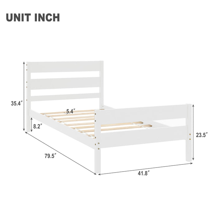 Bed With Headboard And Footboard