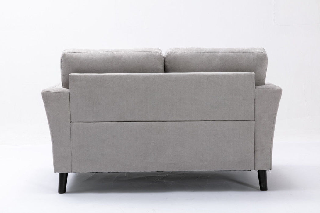 Damian - Woven Fabric Loveseat