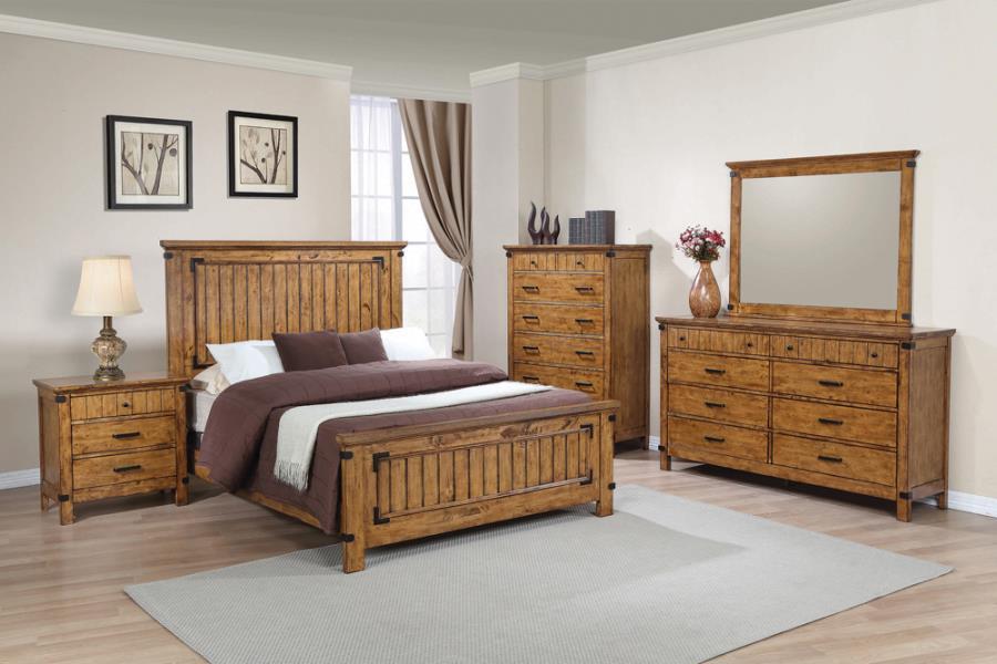 Brenner - Panel Bed Bedding & Furniture Discounters