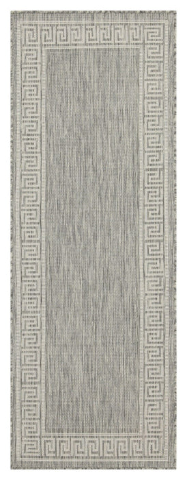 Sunshine - 5'3" X 7'3" Indoor / Outdoor, Area Rug Polypropylene - Silver