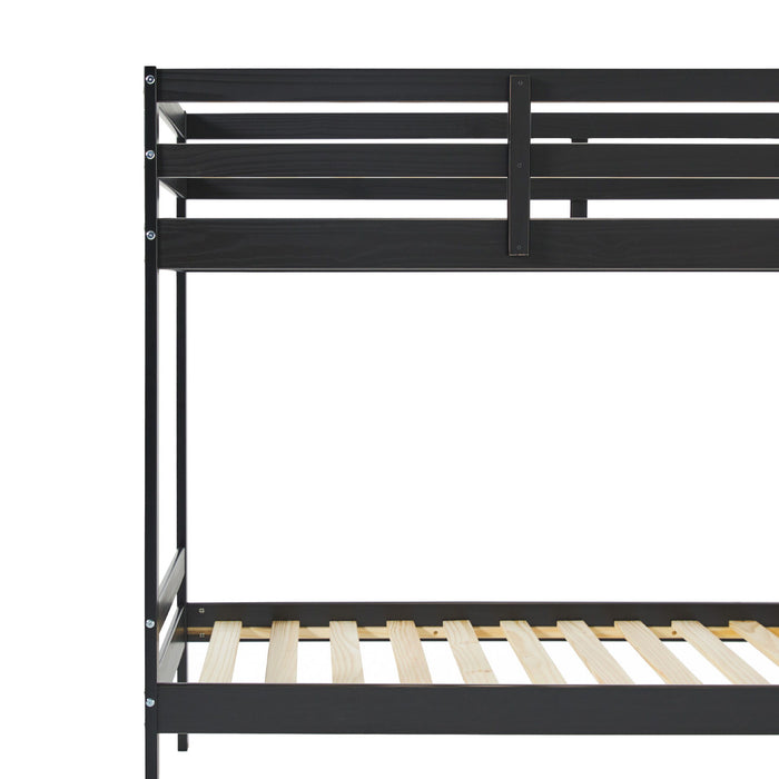 Modern Simple Solid Wood Bunk Bed