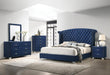 Melody - Wingback Upholstered Bed Bedding & Furniture Discounters