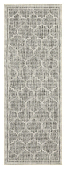 Sunshine - 5'3" X 7'3" Indoor & Outdoor Area Rug - Silver