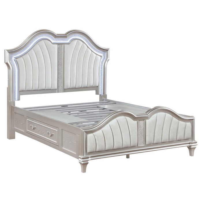 Evangeline - LED Storage Panel Bed