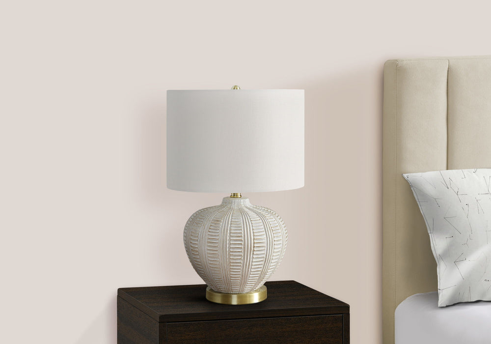 Transitional Lighting, Table Lamp, Resin - Cream