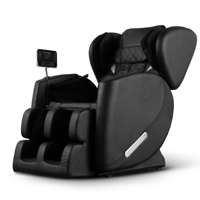 Massage Chair Recliner With Zero Gravity With Full Body Air Pressure - Black