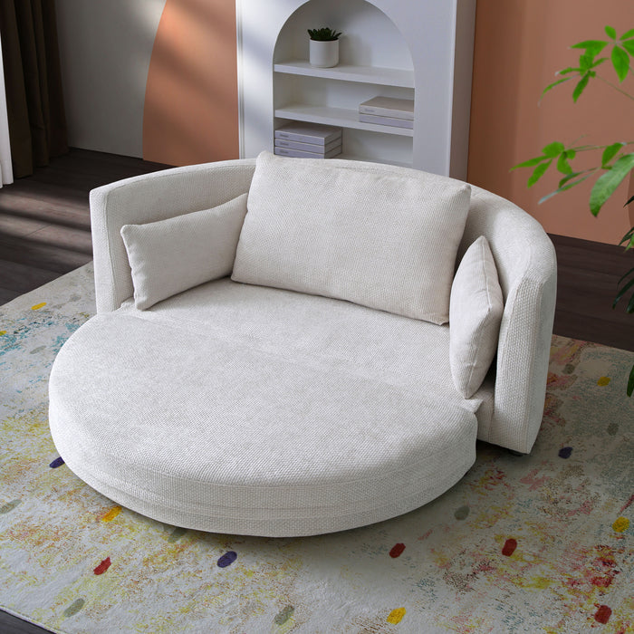 Multi-Functional Foldable Sleeper Sofa Bed, Floor Sofa Chair Bed, Circular Adjustable Futon Sitting And Sleeping Sofa