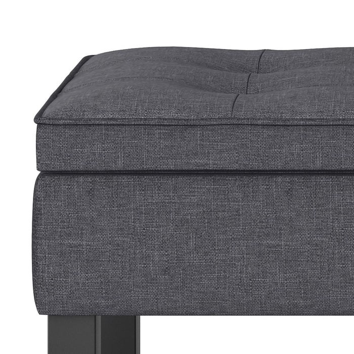 Cosmopolitan - Storage Ottoman Bench with Open Bottom