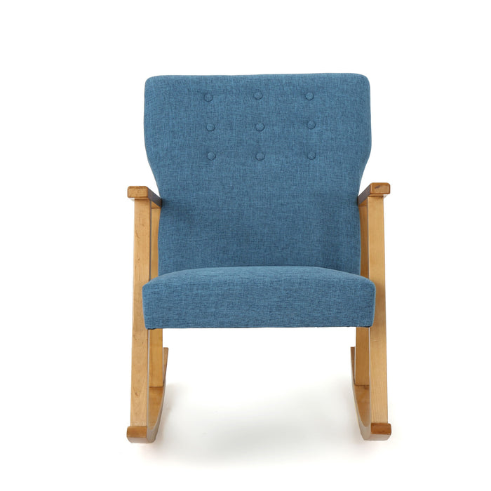 Fabric Upholstered Rocking Chair