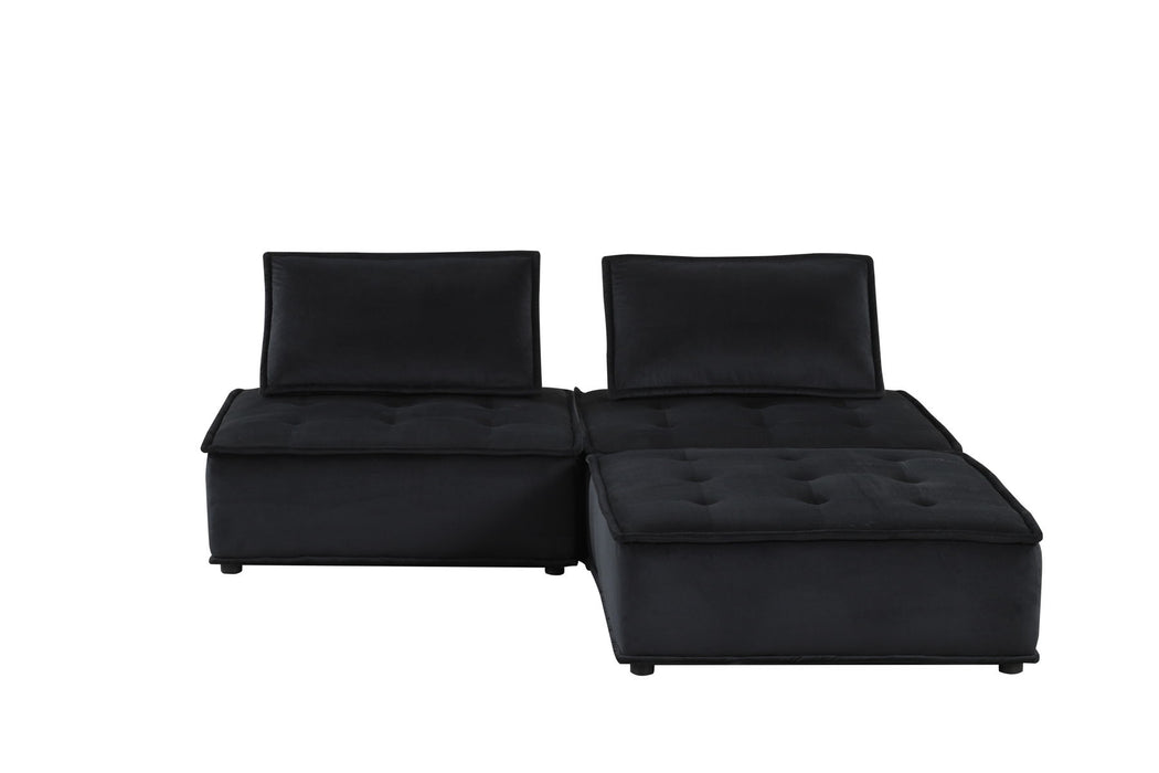 Anna - Stylish Sectional Sofa Ottoman