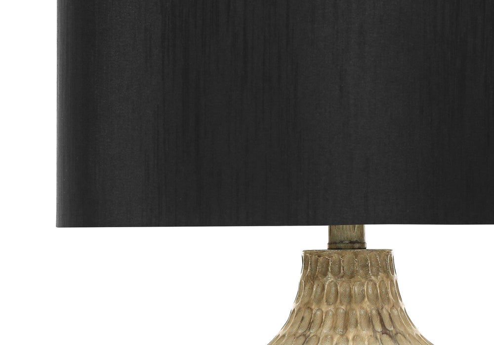 Lighting, Table Lamp, Resin, Contemporary - Brown