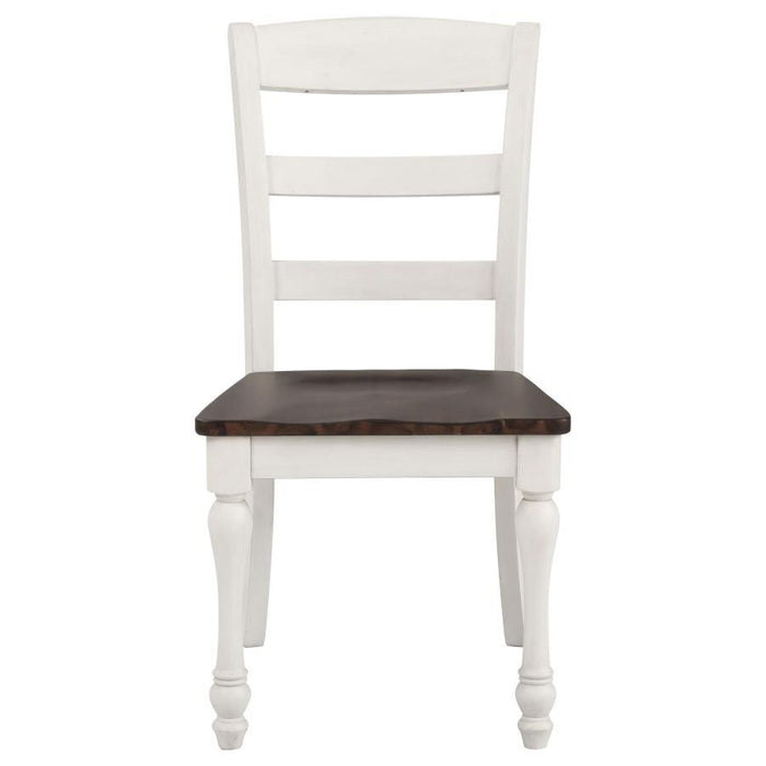 Madelyn - Wood Dining Side Chair (Set of 2) - Coastal White