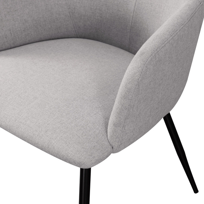 Contemporary Upholstered Woven Dining Chairs