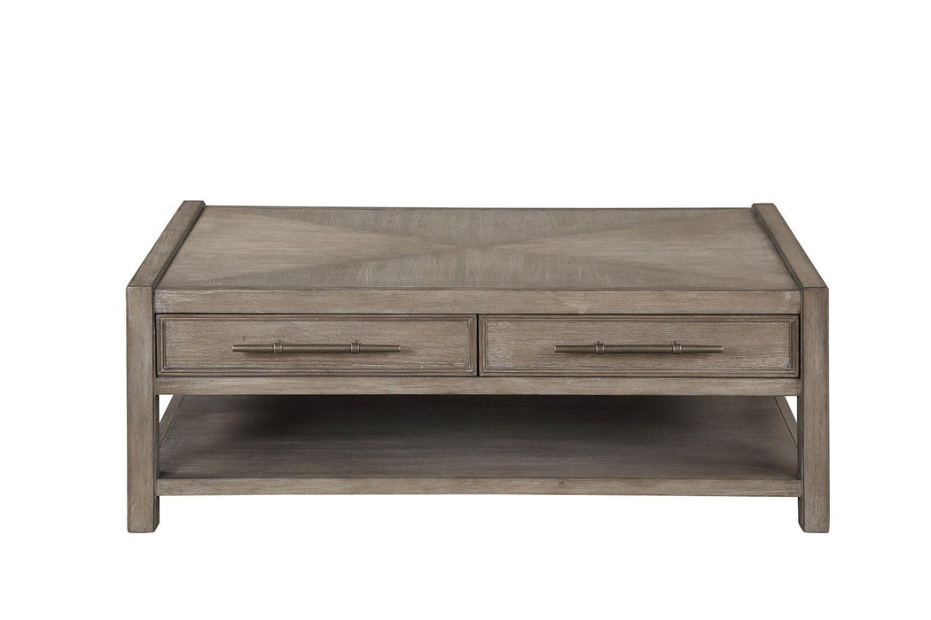 Bridgevine Home - Cypress Lane 50" Coffee Table - White Oak Finish