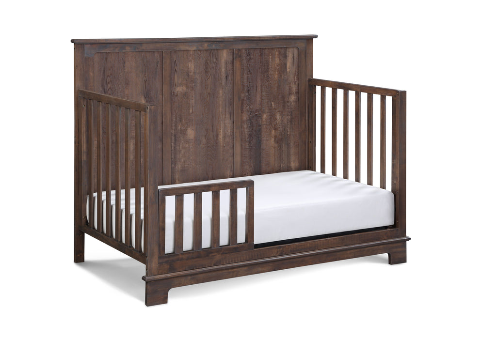 Grayson - Convertible Crib 4 In 1 - Rustic Barnwood