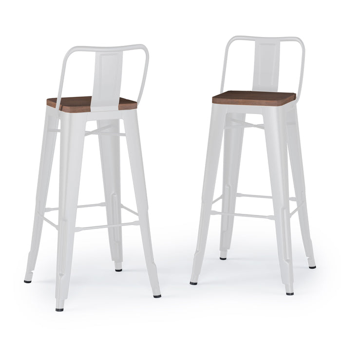 Rayne - 30" Metal / Wood Bar Stool (Set of 2)