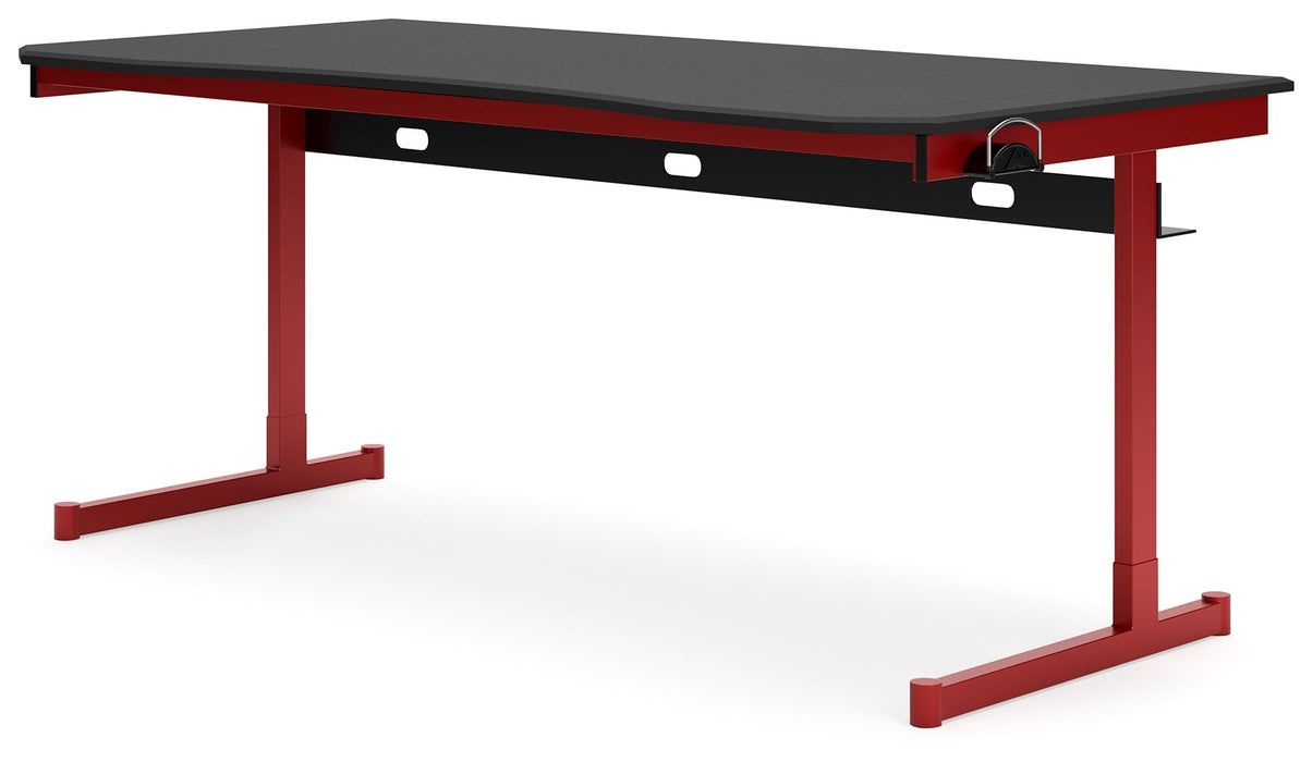 Lynxtyn - Vermelho / Preto - Escrivaninha Home Office