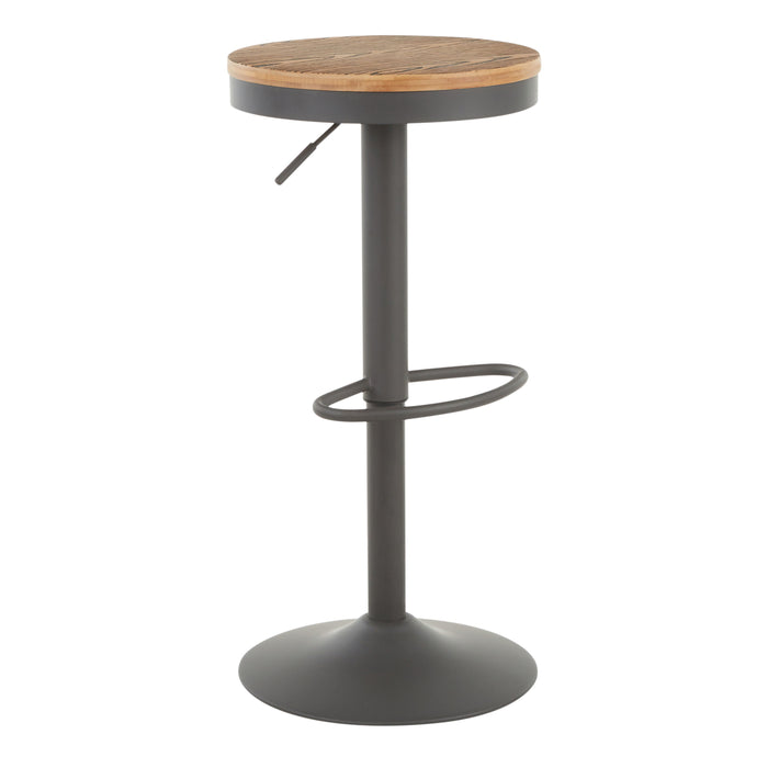 Dakota - Industrial Adjustable Barstool (Set of 2)