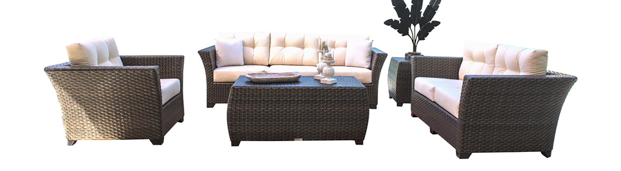 Fiji 5-Piece Seating Set with Cushion