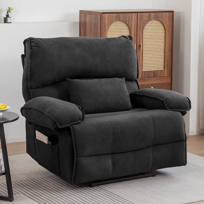 Oversized Manual Recliner Chair Sofa For Living Room