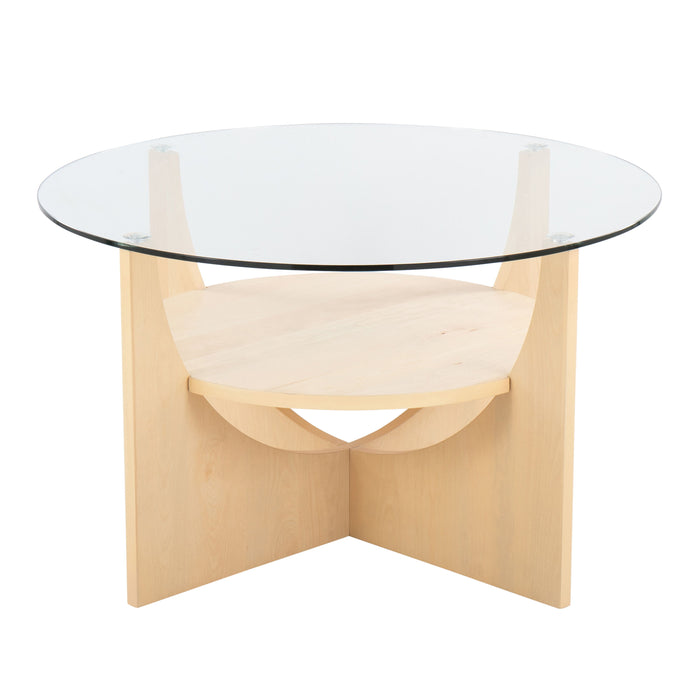 U - Shaped Contemporary Coffee Table