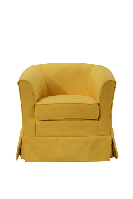 Tucker - Woven Fabric Swivel Barrel Chair