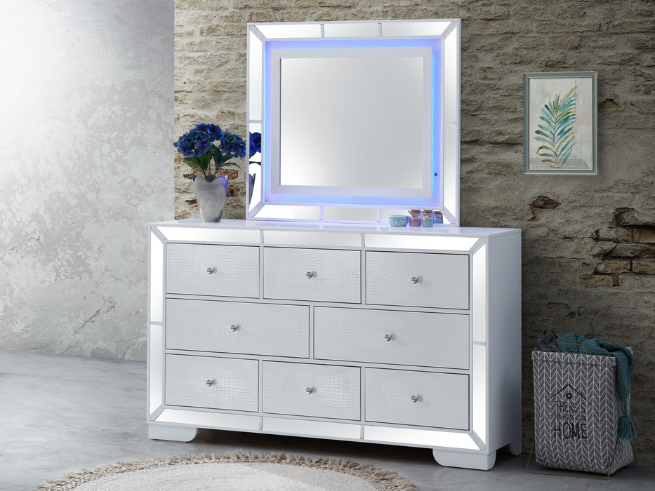 Hollywood Hills - G8180-M Mirror - White