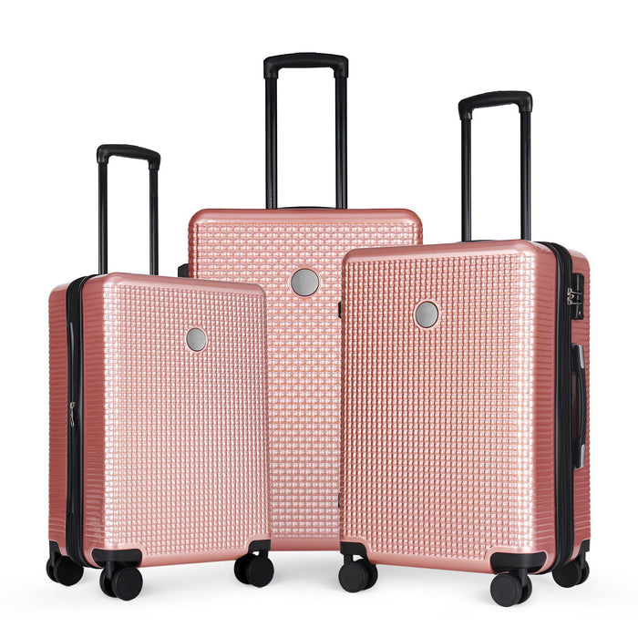 Luggage Sets 3 Piece Hardshell Suitcases With Wheels, Lightweight Expandable Travel Luggage With Tsa Lock, Carry-On, Checked Luggage (20" 24" 28")