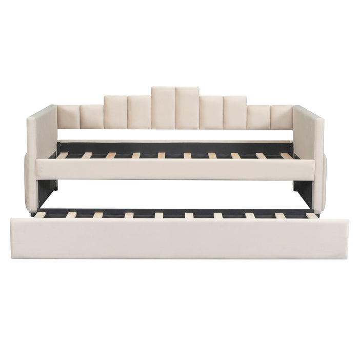 Upholstered Daybed With Light And USB Port