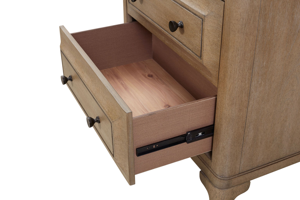 2 Drawer Nightstand - Sand