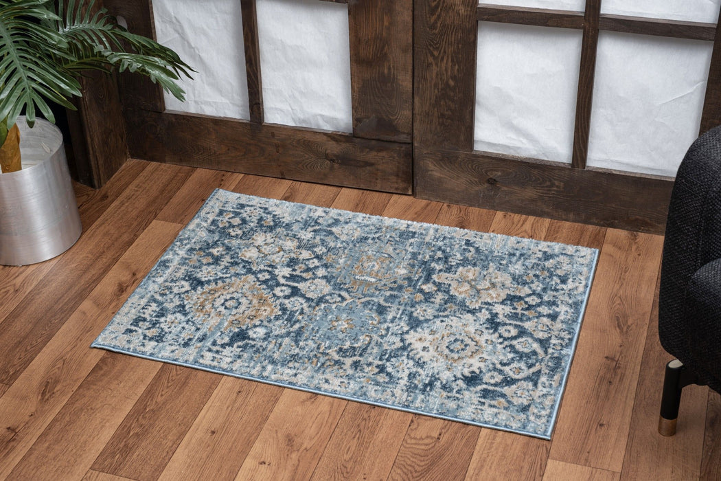 Noble - GC_GEN7005 Blue 5' x 7' Area Rug