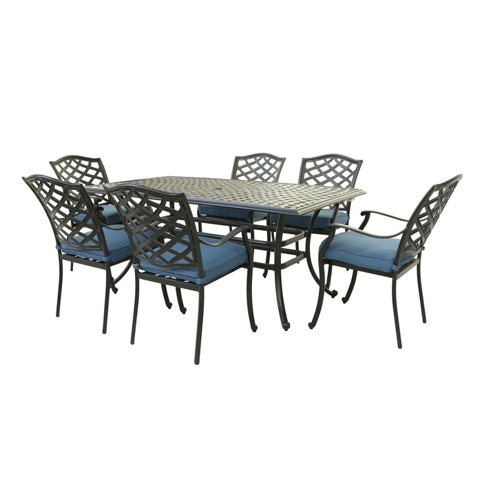 Aluminum Rectangular Dining Set