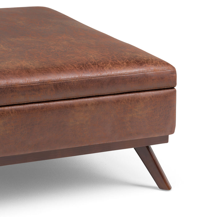 Owen - Square Coffee Table Storage Ottoman