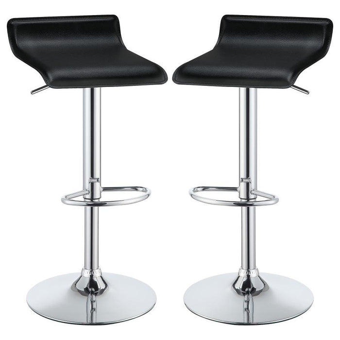 Bidwell - 29″ Upholstered Backless Adjustable Bar Stools (Set of 2)