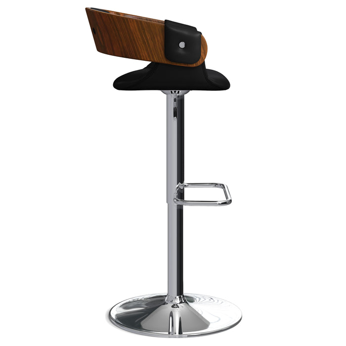 Farrell - Adjustable Swivel Bar Stool - Black