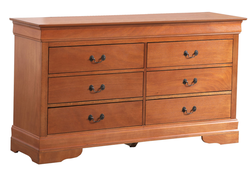 Louis Phillipe - 6-Drawer Dresser