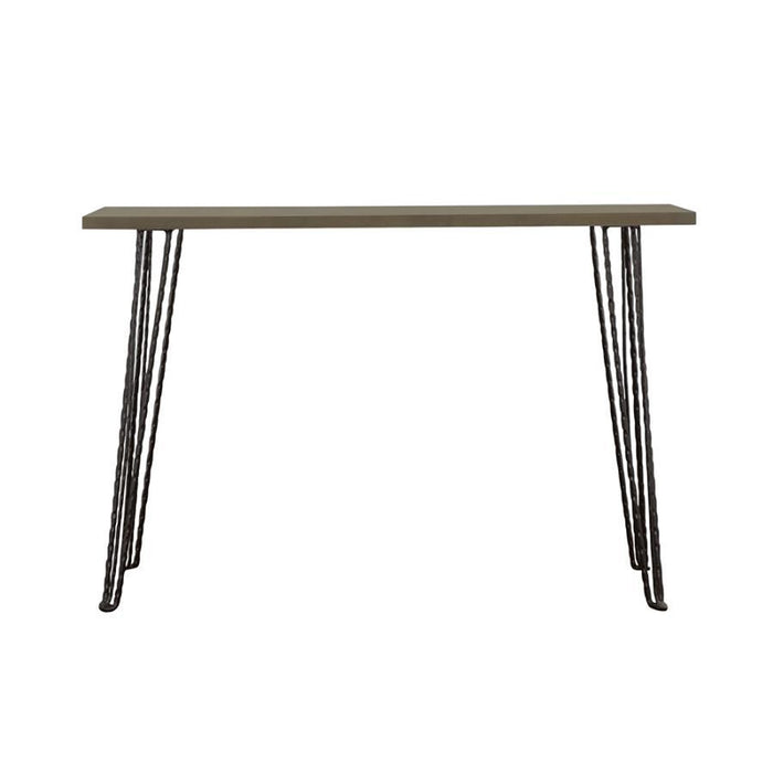 Neville - Mesa Console Retangular - Cinza