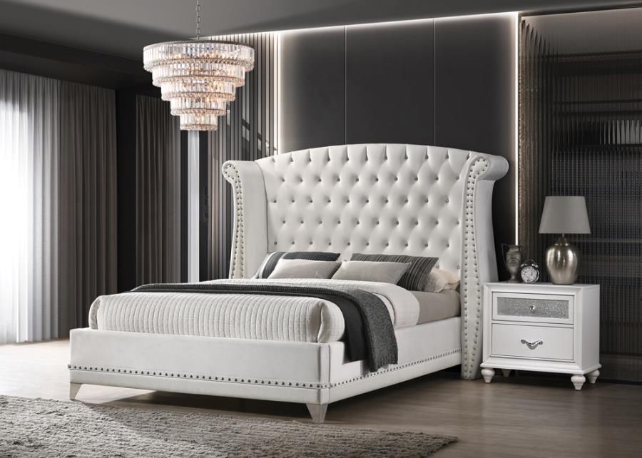 Barzini - Wingback Tufted Bed