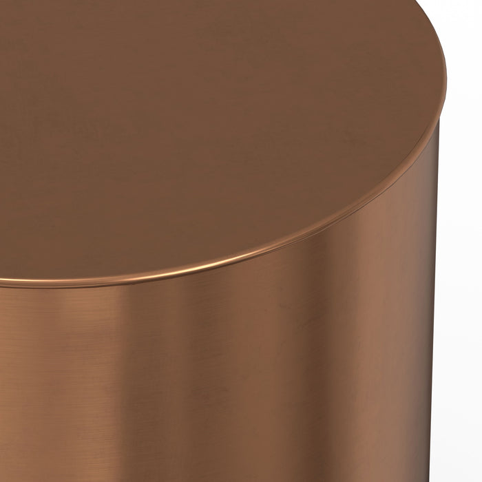 Curtis - Metal Cylinder Accent Table