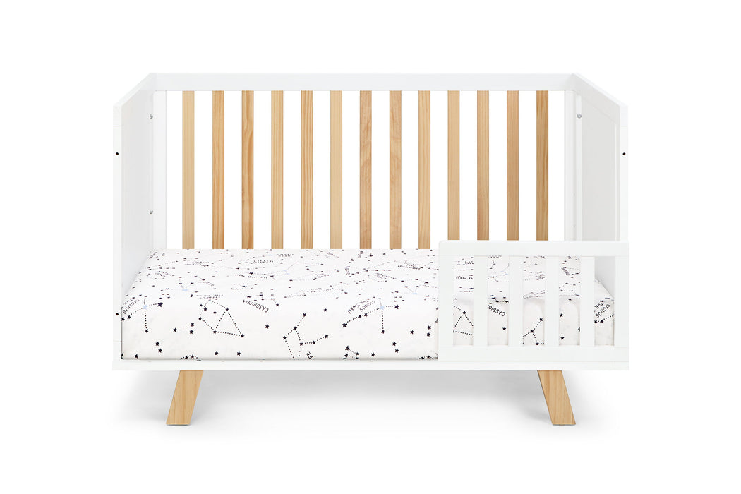 Livia - 3-in-1 Convertible Island Crib - White Frame