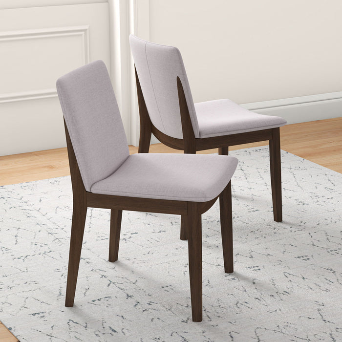 Laura - Mid-Century Modern Solid Wood Dining Chair (Set of 2)