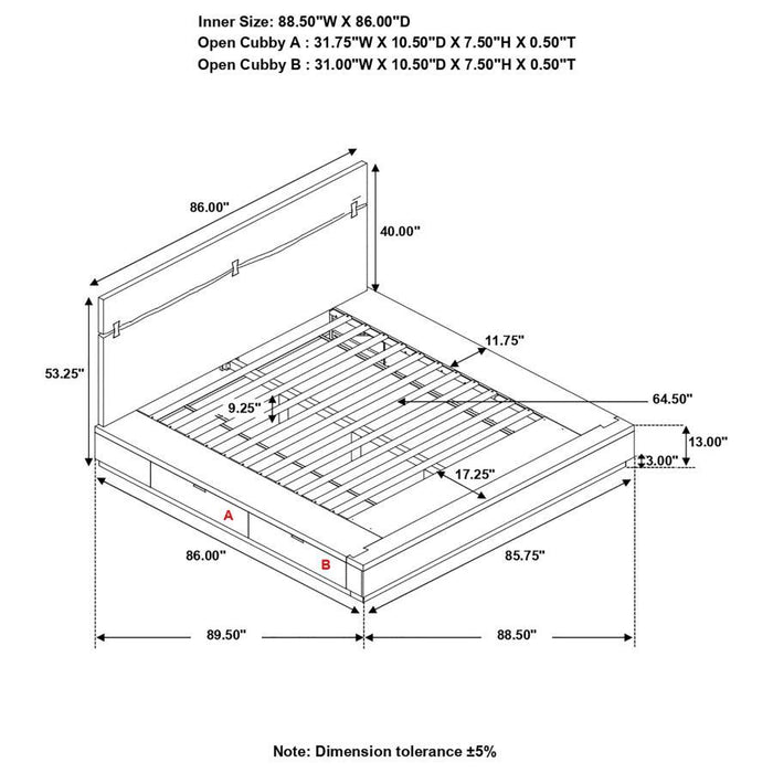 Winslow - Storage Bed Bedding & Furniture Discounters