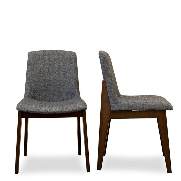 Crystal - Upholstered Dining Chair (Set of 2) - Gray