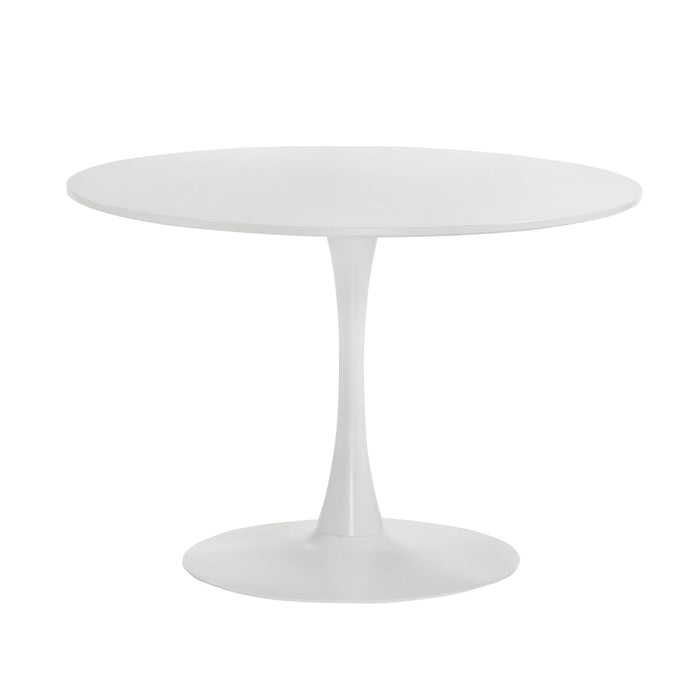 Isadora - 42" Round Dining Table - white (3A Packing)