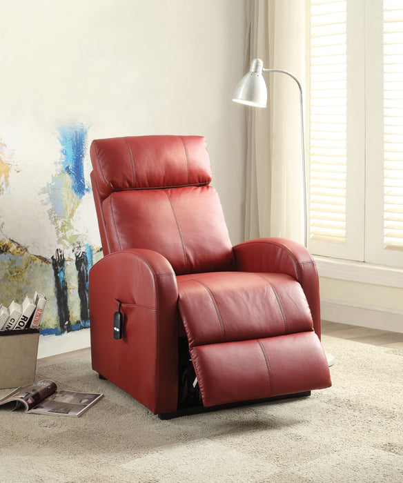 Ricardo - Recliner With Power Lift - Red