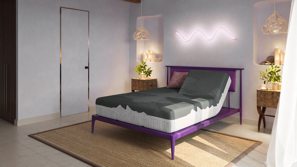 GoodVibeSleep - Ease Flex Head Mattress And Adjustable Base Comfort Ensemble