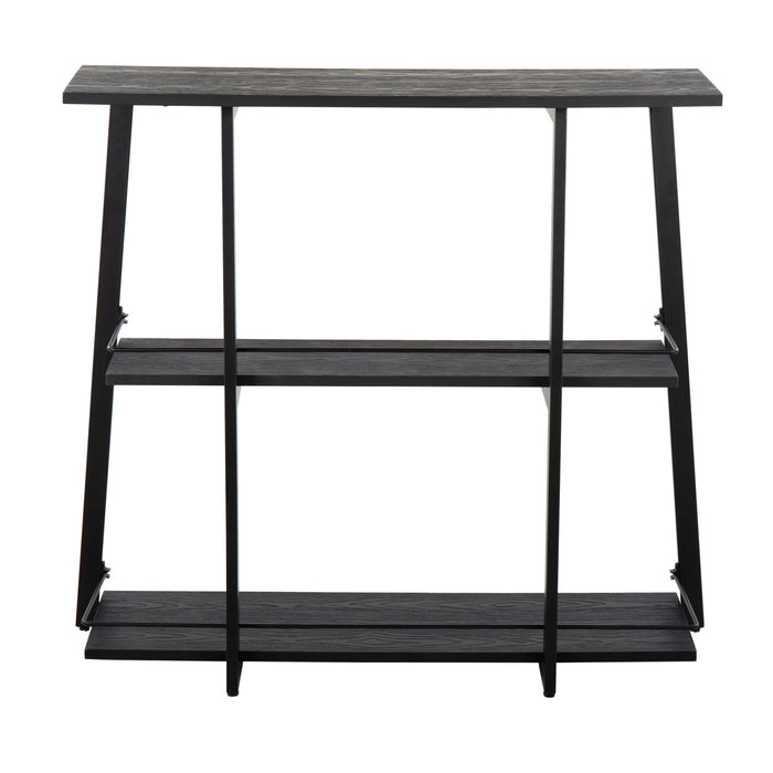 Converge - Industrial Bookcase - Black