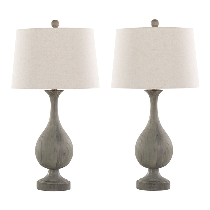 Cipolla - Poly Farmhouse Table Lamp (Set of 2)