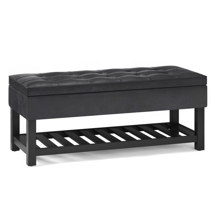 Cosmopolitan - Storage Ottoman Bench with Open Bottom