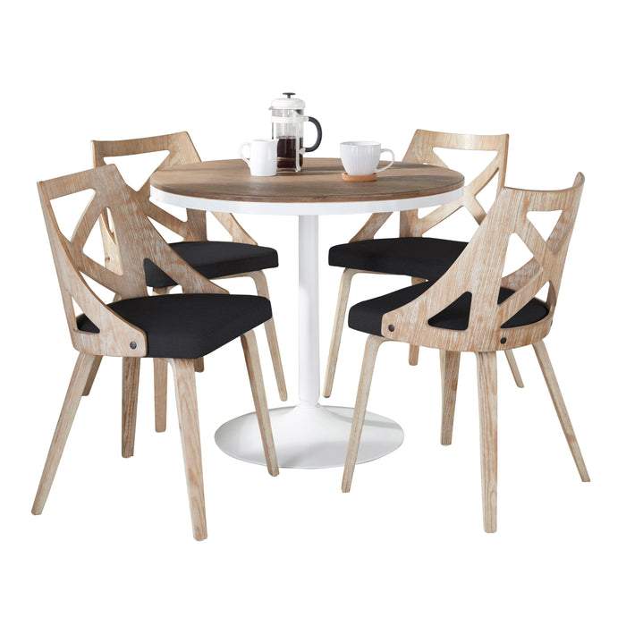 Dakota Charlotte - 5 Piece Dining Set Contemporary